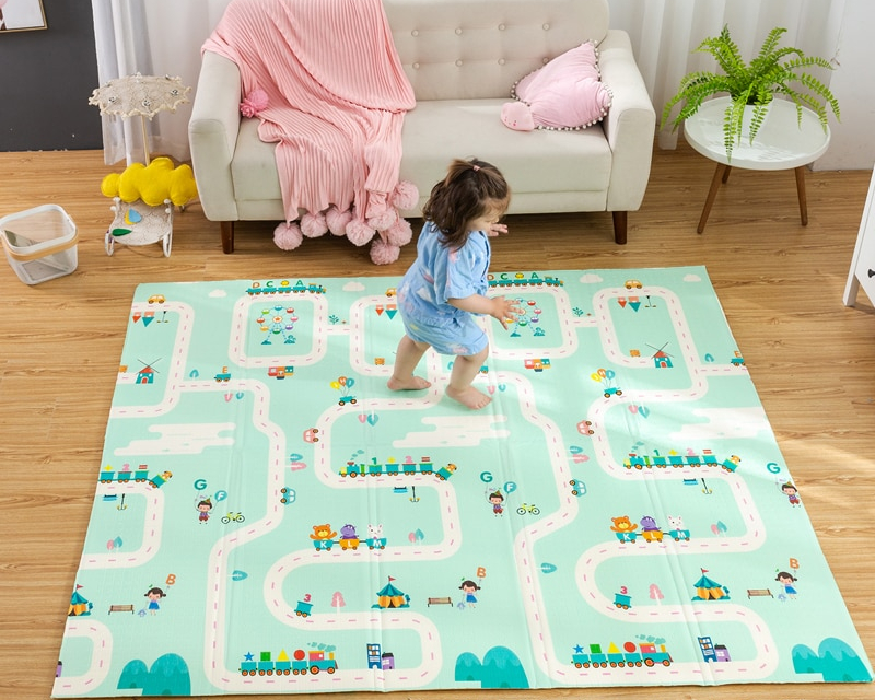 Baby Floor Mat For Crawling Foldable Mat